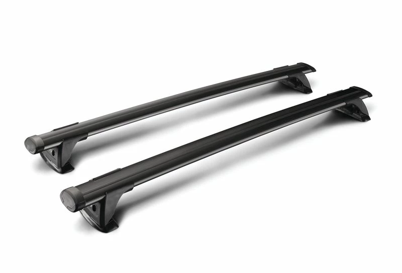Yakima Aero Thrubar Black 2 Bar Roof Rack For VOLKSWAGEN Golf Mk4 5dr Wagon With Raised Roof Rail (1997 To 2003) 2 Yakima Aero Thrubar Black 2 Bar Roof Rack For VOLKSWAGEN Golf Mk4 5dr Wagon With Raised Roof Rail (1997 To 2003) - Image 2