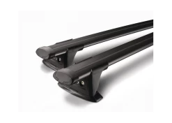 Yakima Aero ThruBar Black 2 Bar Roof Rack For VOLKSWAGEN Multivan T5 5dr MPV With Bare Roof (2004 To 2015)