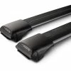 Yakima Aero RailBar Black 2 Bar Roof Rack For VOLVO XC90 5dr SUV With Raised Roof Rail (2003 To 2012)