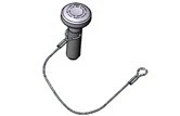 Yakima FourTimer Pull Pin Assembly Grey 8880530