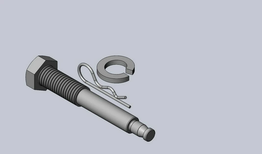 Yakima HangOver Hitch Bolt W/ Lock Washer And Pin 8880953 1 Yakima HangOver Hitch Bolt W/ Lock Washer And Pin 8880953