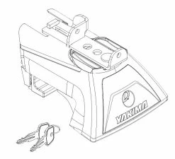 Yakima LNL Flush Rail Crossbar Fit Isuzu MU-X 21+ 9812120