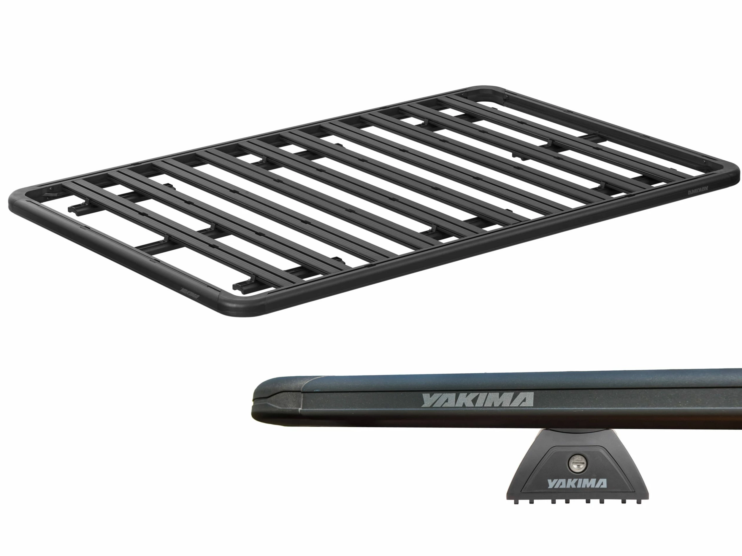 Yakima LNL Platform L (1380mm X 1390mm) Black Bar Roof Rack For VOLKSWAGEN Touareg 5dr SUV With Raised Roof Rail (2015 To 2018) 3 Yakima LNL Platform L (1380mm X 1390mm) Black Bar Roof Rack For VOLKSWAGEN Touareg 5dr SUV With Raised Roof Rail (2015 To 2018) - Image 3