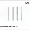Prorack / Yakima Whispbar Grubscrew M6 X 60mm X 4 YSO019