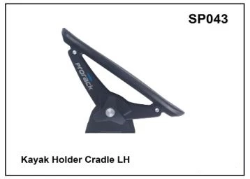 Prorack / Yakima Whispbar Kayak Holder Cradle LH SP043 1 Prorack / Yakima Whispbar Kayak Holder Cradle LH SP043