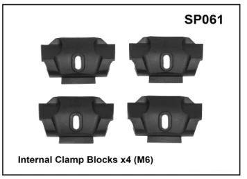 Prorack / Yakima Whispbar Clamp Block Internals X 4 YSP061 1 Prorack / Yakima Whispbar Clamp Block Internals X 4 YSP061