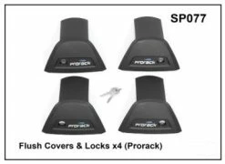 Prorack / Yakima Whispbar Flush Cvrs&Lcks X4 Prorack YSP077