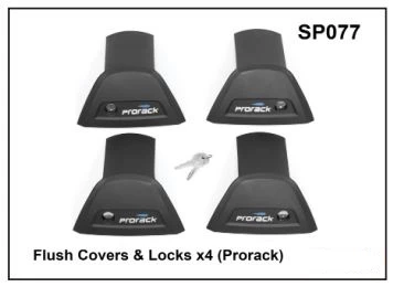 Prorack / Yakima Whispbar Flush Cvrs&Lcks X4 Prorack YSP077 1 Prorack / Yakima Whispbar Flush Cvrs&Lcks X4 Prorack YSP077