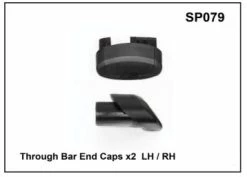 Prorack / Yakima Whispbar Through Bar End Caps LH/RH X 2 YSP079