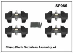Prorack / Yakima Whispbar/Prorack Clamp Block Gutterless Assembly X 4 SP085