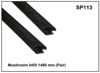 Prorack / Yakima Whispbar Mushroom Infill 1350mm (Pair) 1 Prorack / Yakima Whispbar Mushroom Infill 1350mm (Pair)