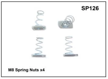 Prorack / Yakima Prorack M8 Spring Nuts X 4 YSP126 1 Prorack / Yakima Prorack M8 Spring Nuts X 4 YSP126