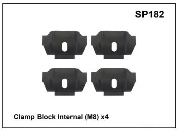 Prorack / Yakima Prorack-Whispbar Clamp Block Internal (M8) X 4 SP182 1 Prorack / Yakima Prorack-Whispbar Clamp Block Internal (M8) X 4 SP182