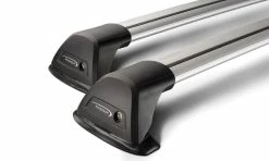 Yakima Flush Bar Silver Roof Rack Pair S37Y - 8050308