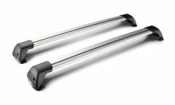 Yakima Flush Bar Silver Roof Rack Pair S37Y - 8050308 -Auto Parts Sales Shop whispbarflushbar 02