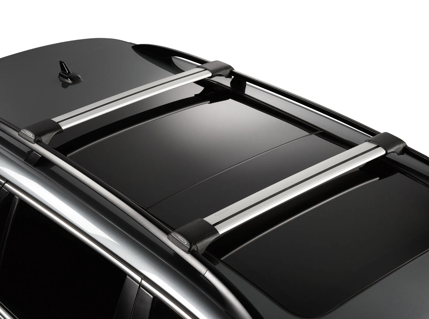 Yakima Rail Bar Silver Roof Rack Pair For Raised Rails S55Y - 8050211 3 Yakima Rail Bar Silver Roof Rack Pair For Raised Rails S55Y - 8050211 - Image 3